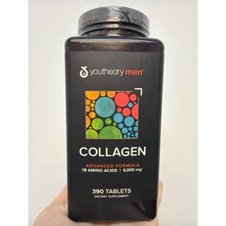 Youtheory collagen Menกระปุกดำสำหรับผู้ชาย 390 เม็ด (Exp.02/28)