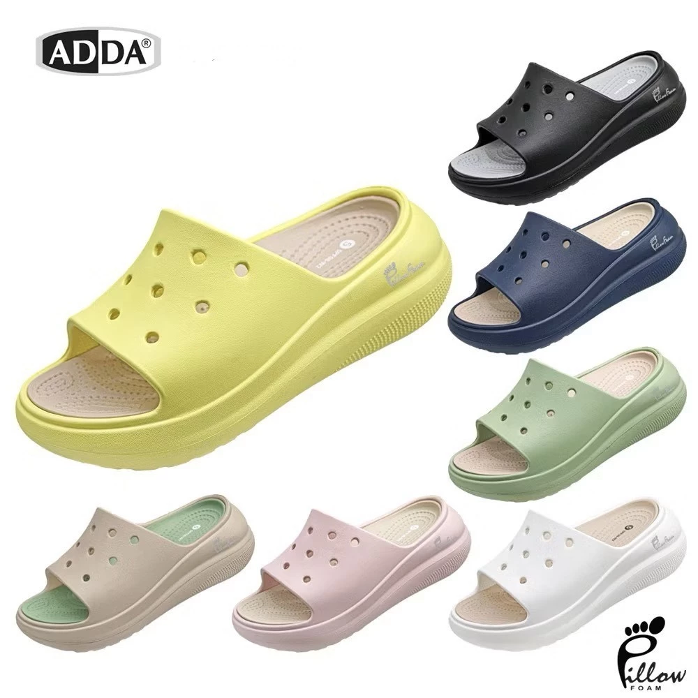 รองเท้าแตะ รองเท้าลำลอง แบบสวม สำหรับผู้หญิง ADDA Pillow Foam รุ่น 5PF08W1 (ไซส์ 4-7) 36-40