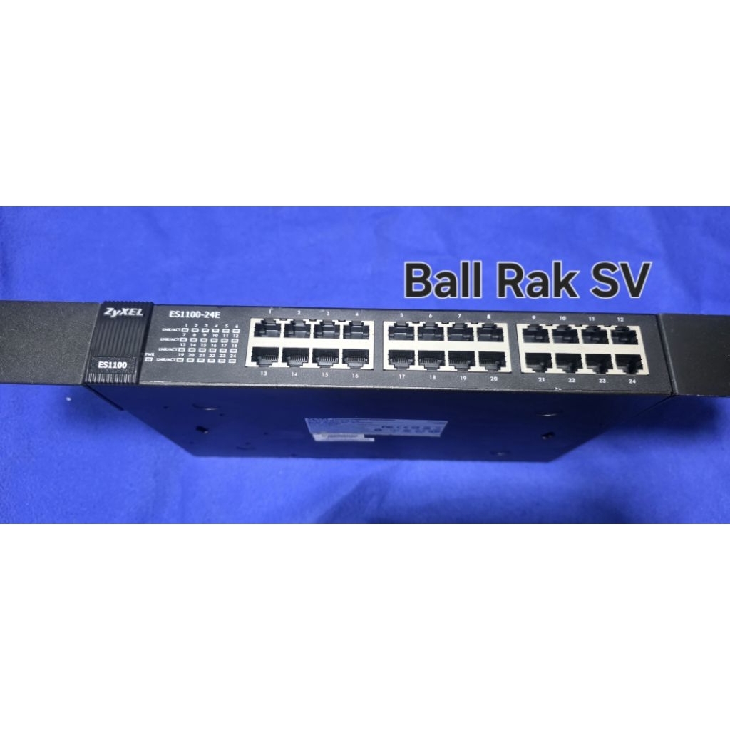 ZYXEL SWITCH HUB 24 PORT 10/100 (ES1100-24E)