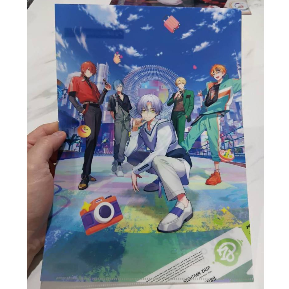 แฟ้มใส่เอกสารอนิเมะ ★18TRIP★ A4 Clear File ขนาด 22 X 31 cm.