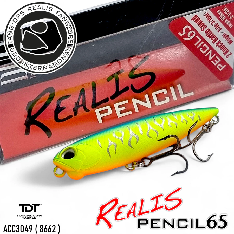 DUO REALIS PENCIL 65 & 65 SW *** เหยื่อผิวน้ำฮอต ที่สุดยุคนี้ เพนซิล 65 MADE IN JAPAN 100% ***