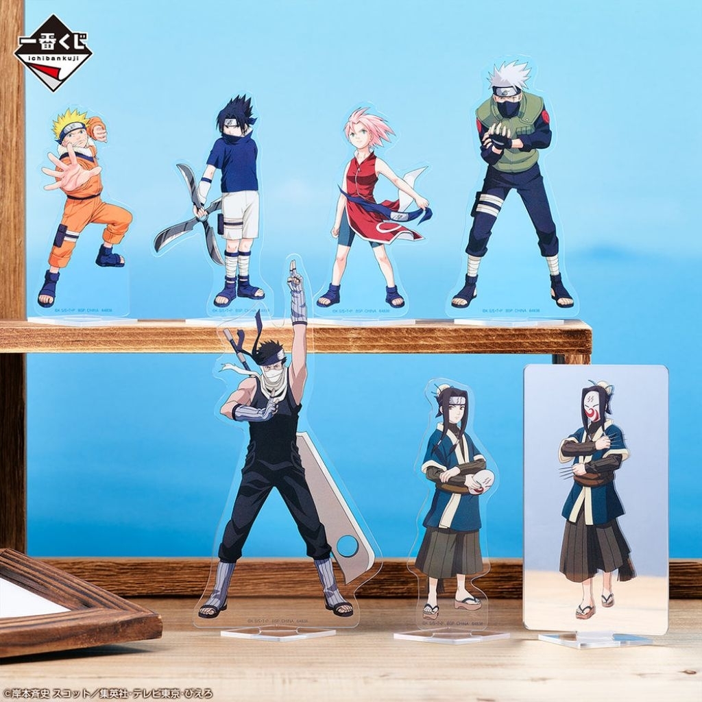 🍥(แท้/มือ1)🍥 Ichiban Kuji Naruto สแตนดี้ นารูโตะ Land Of Waves - G Prize Acrylic Stand Collection งานลิขสิทธ์แท้100%