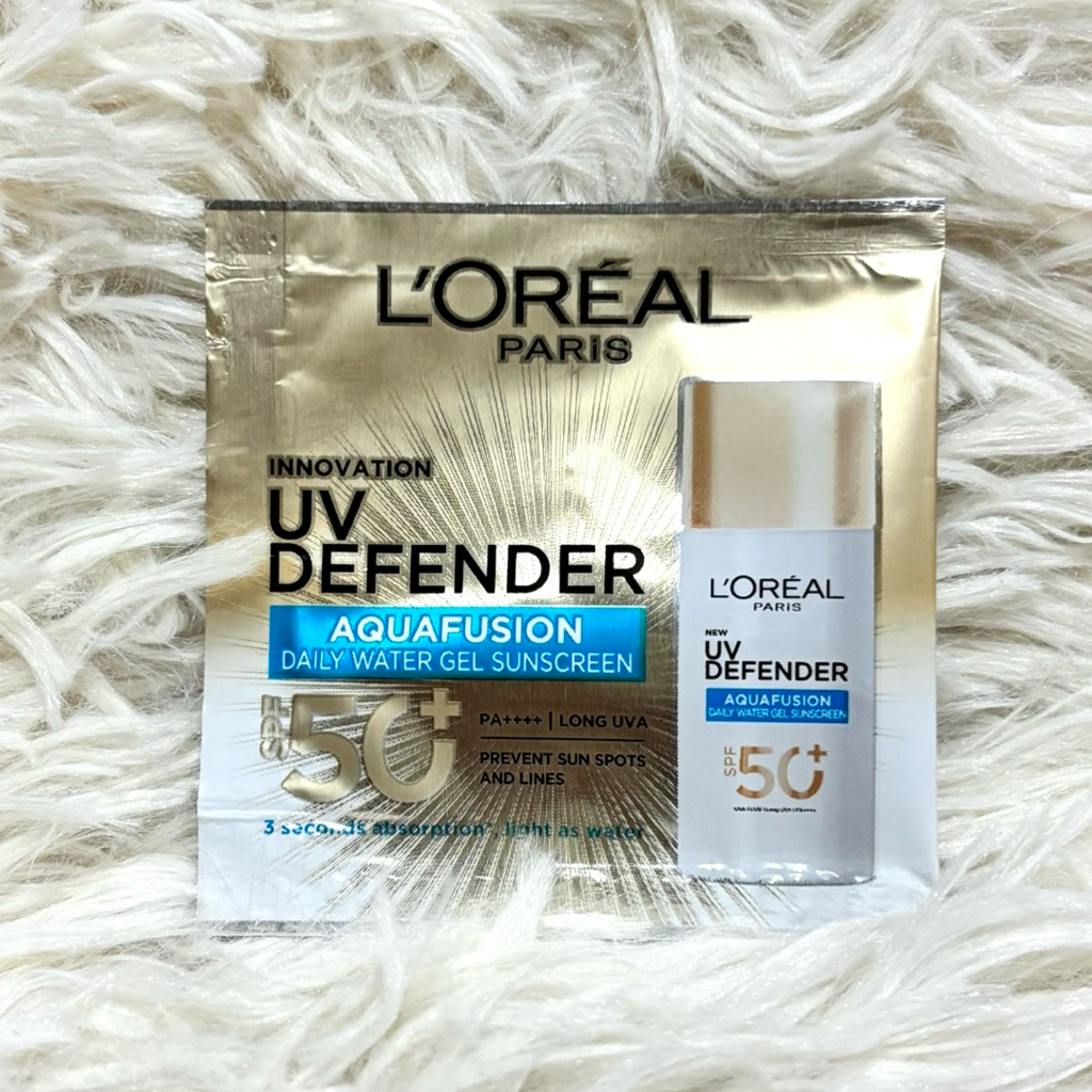 ลอรีอัล LOreal Paris Glycolic Bright , UV Defender Invisible Fluid SPF50 , Revitalift Hyaluronic Aci
