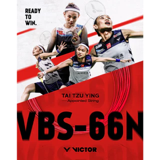 VICTOR VBS 66 NANO ขนาด 0.66 เส้นเดียวจบทุกสไตล์ เอ็นยอดนิยมที่นักแบดทั่วโลกเลือกใช้ VBS