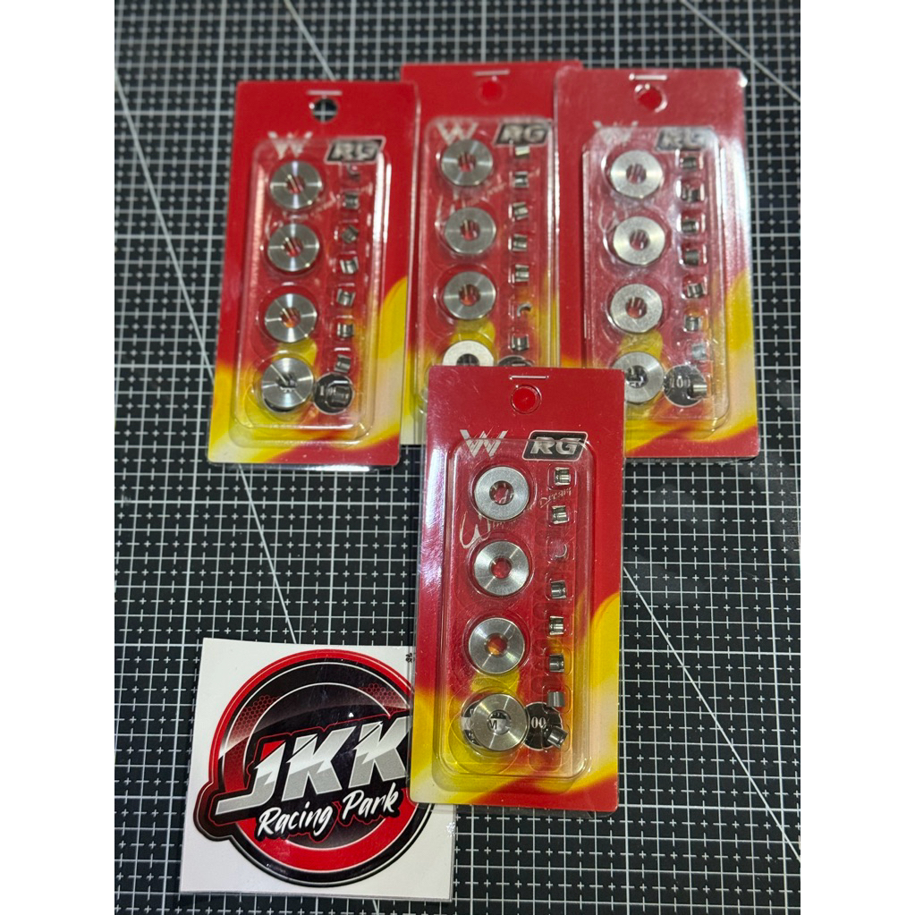 รีเทนเนอไทเทเนี่ยมRGพร้อมเล็บวาล์ว ใส่ฝา4วาวทุกรุ่น น้ำหนักเบา แข็งแรง