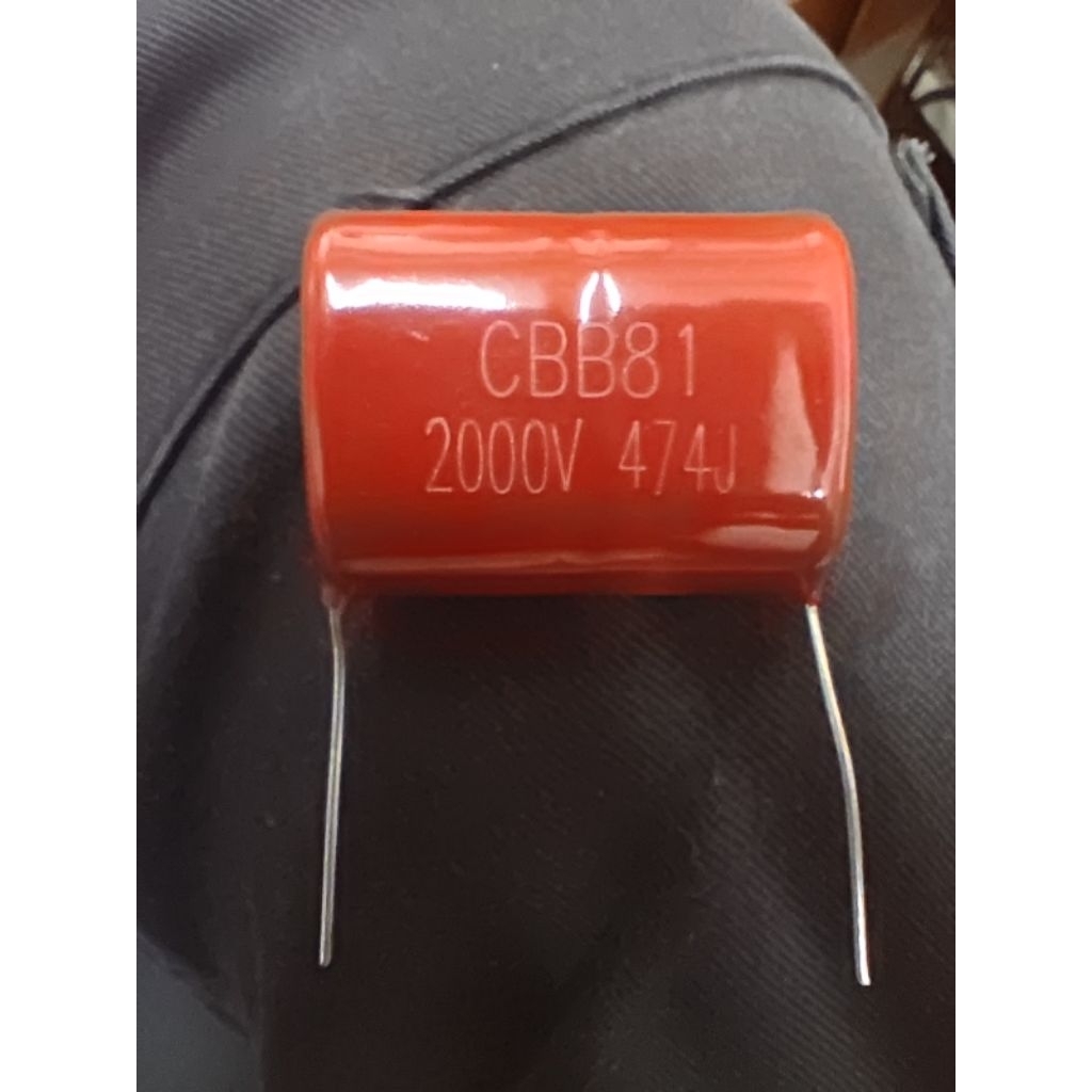 474J 2000V 2KV capacitor คาปาซิเตอร์ ตัวเก็บประจุ 474J 2KV หรือ 0.47uF