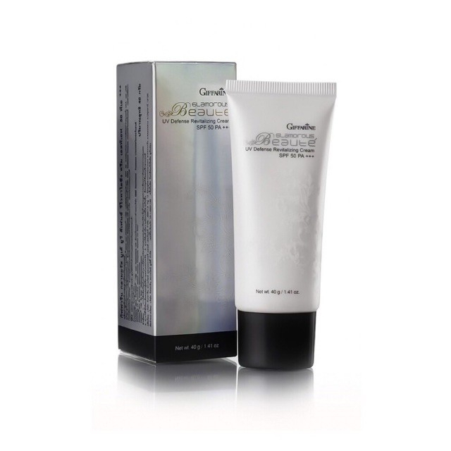 ครีมกันแดด กลามอรัส SPF50 PA+++ กิฟฟารีน กันแดดผิวหน้า GLAMOROUS UV DEFENSE CREAM SPF50 PA+++