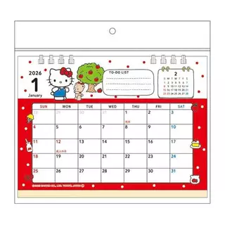 New calendar Sanrio mx Characters ปฎิทินปีใหม่ ปฏิทินตั้งโต๊ะ ไม่มีวันหยุดภาษาไทย นำเข้ามาจากญี่ปุ่น