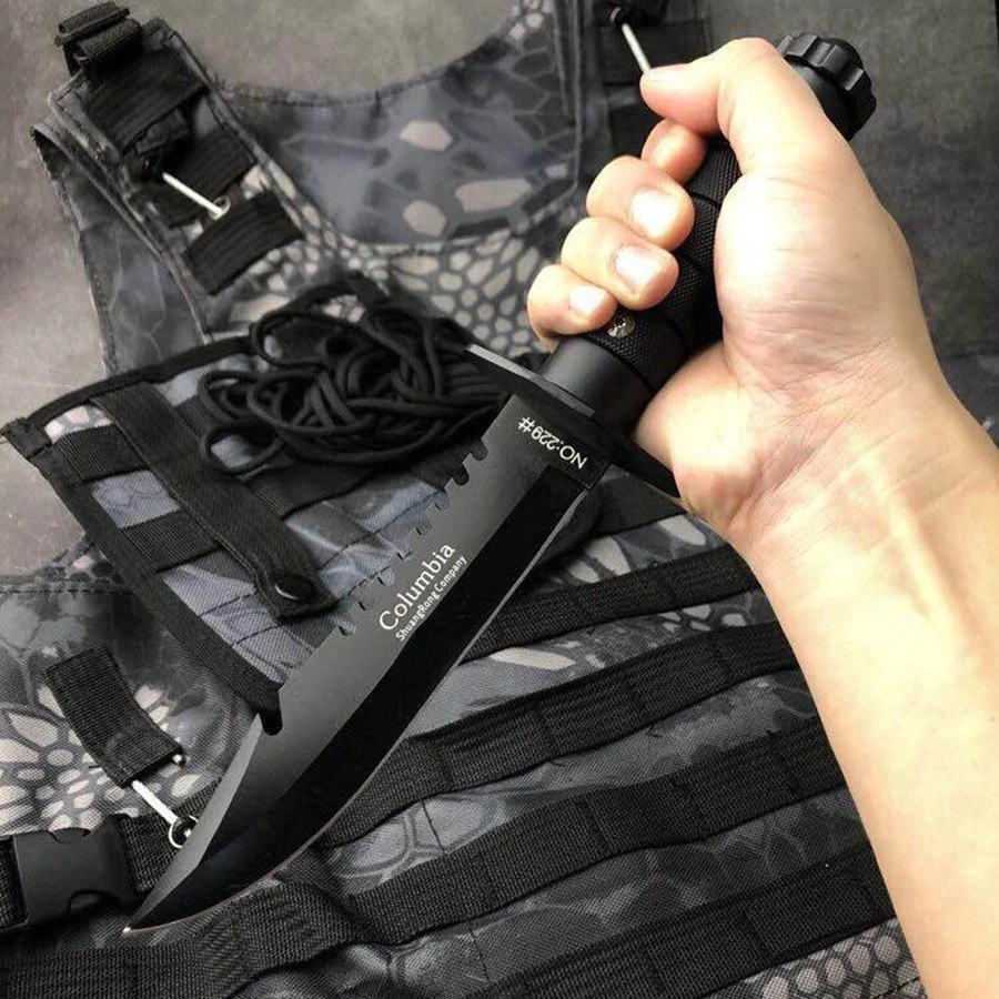 HUNTING KNIFE มีดพกพา 28 ซม thumbnail 7