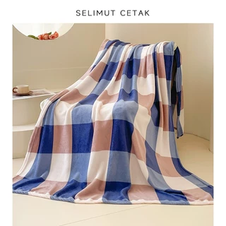 ผ้าห่ม ผ้าห่มนาโน ผ้าห่มนวม ขนาด 140*200CM นุ่ม สบาย ด้วยเส้นใยขนสัตว์หนาแน่นและเงางาม