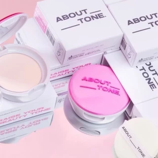 (มีส่งด่วน)ABOUT TONE THE BLUR FINISH POWDER 8g (ตลับชมพู)
