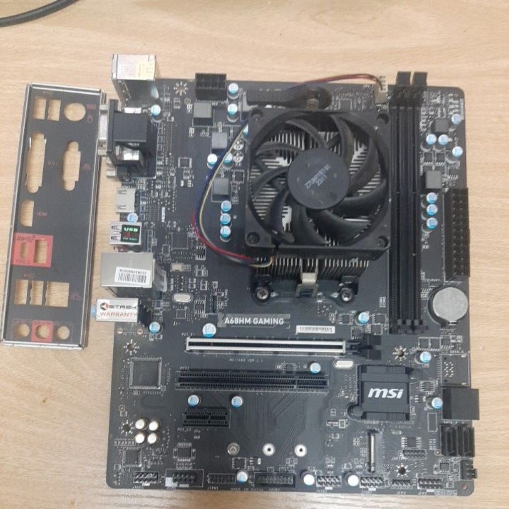 บอร์ด Fm2+ Msi A68hm Gaming รองรับ m.2 พร้อม cpu a8 5600k+พัดลม
