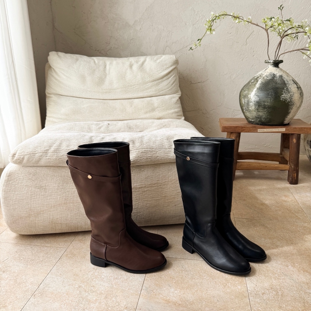 [พร้อมส่ง] WEAR.SOUL #S662-Riding Boots รองเท้าบูท รองเท้าเดินหิมะ