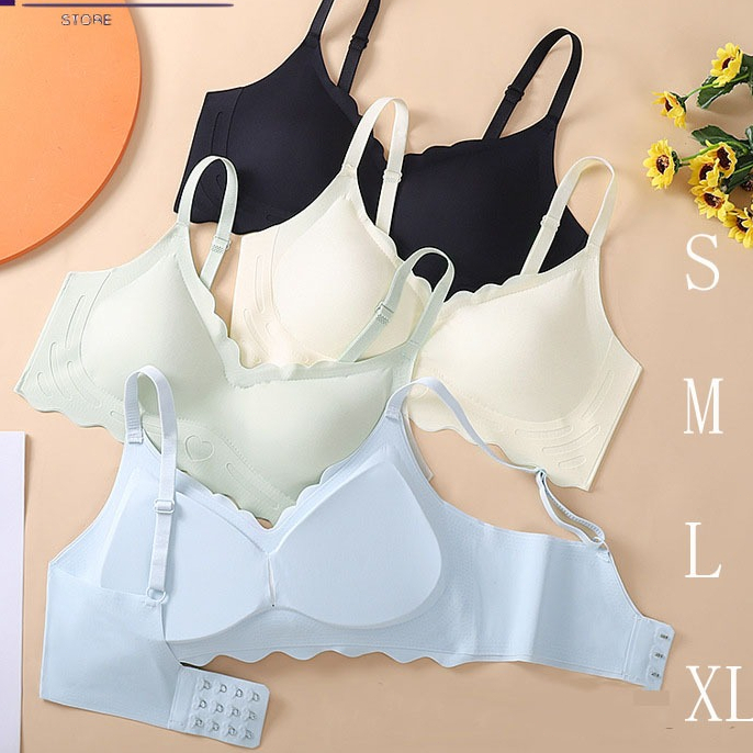 บราเจลลี่นุ่มๆ เนื้อผ้านิ่มเน้นใส่สบาย ใส่เหมือนไม่ได้ใส่ ชุดชั้นใน ไร้ขอบไร้โครง  ดันทรง ยกกระชับหน้าอก ระบายอากาศดี