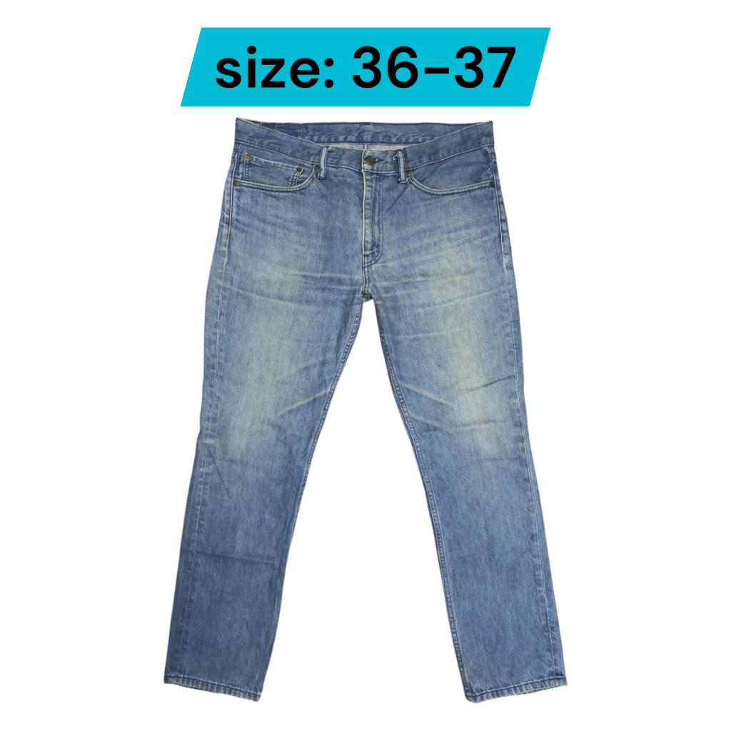 กางเกงยีนส์ ลีวาย 511 เอว36-37 ยาว 41.5 ขา 7 มือสอง รหัสs36