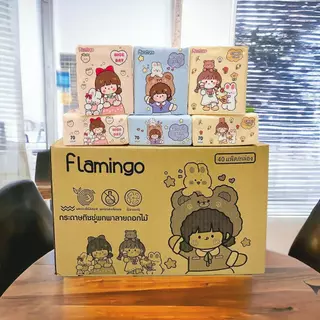 OMUDA_SHOP สินค้าใหม่! กระดาษทิชชู่ (1ลังมี40ห่อ) ไร้ฝุ่นไม่เป็นขุย ราคาถูก*1