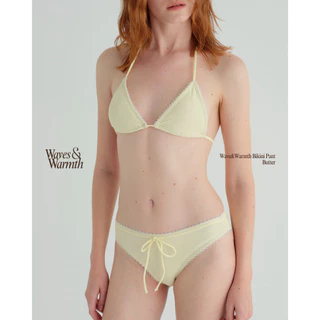 when.we.summer - Waves&Warmth Bikini Pant (-เฉพาะกางเกง-) มีซับใน เก็บสะโพกอย่างดี **สินค้าพร้อมส่ง**