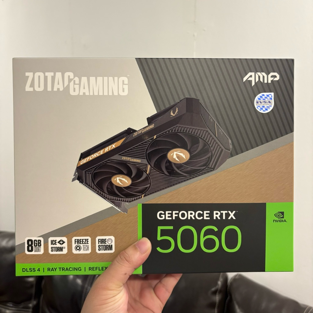 RTX 5060 ZOTAC AMP 8GB ดำ ของใหม่ มือ 1 ประกันศูนย์ อัพเดทสินค้าตามที่มีของ