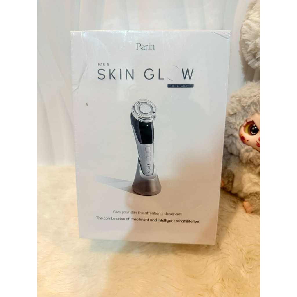 Parin เครื่องนวดหน้า Skin Glow Treatment  ล้าง นวด ผลัก ยก กระชับ สลาย ในเครื่องเดียว สินค้ามือ1 กล่