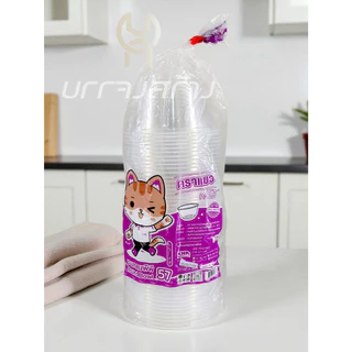 ถ้วยชามพลาสติก PP57 *ลังม่วง* 400ml ยกลัง 300ใบ ใส่อาหาร Food Grade ทนร้อน ราคาส่ง ถูกที่สุด