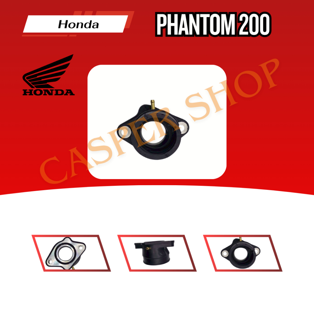 ท่อไอดีแฟนท่อม 200 (4จังหวะ) [⚡️พร้อมส่ง⚡️] เป็นของแท้honda เทียบรุ่น
