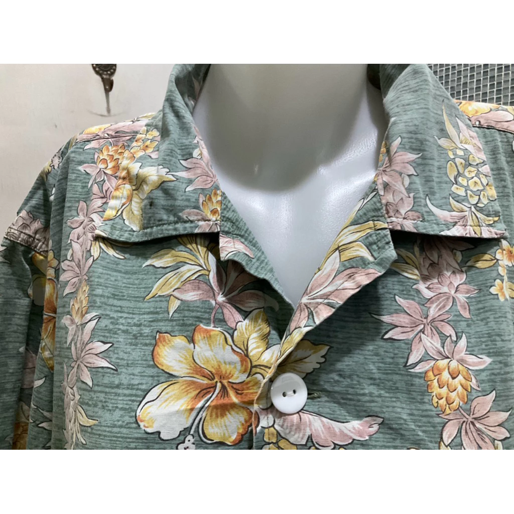 เสื้อเชิ๊ตแขนสั้รลายดอก ไซด์ XL อก 45 ยาว 28 นิ้ว thumbnail 4