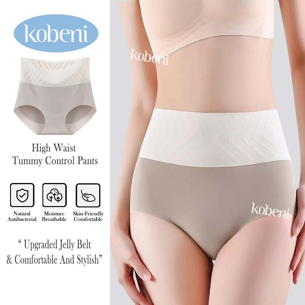 ⭐KOBENI⭐กางเกงชั้นใน 3D Jelly Strip ไร้ตะเข็บ เก็บพุง เอวสูง Light Control ผ้าหยืดหยุ่น ยกก้น สวมใส่สบาย