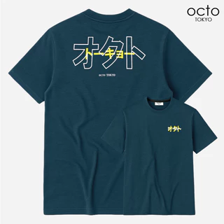 เสื้อยืด octoTOKYO ลาย Katakana | คอกลม แขนสั้น ผ้า Cotton 100% ใส่สบาย