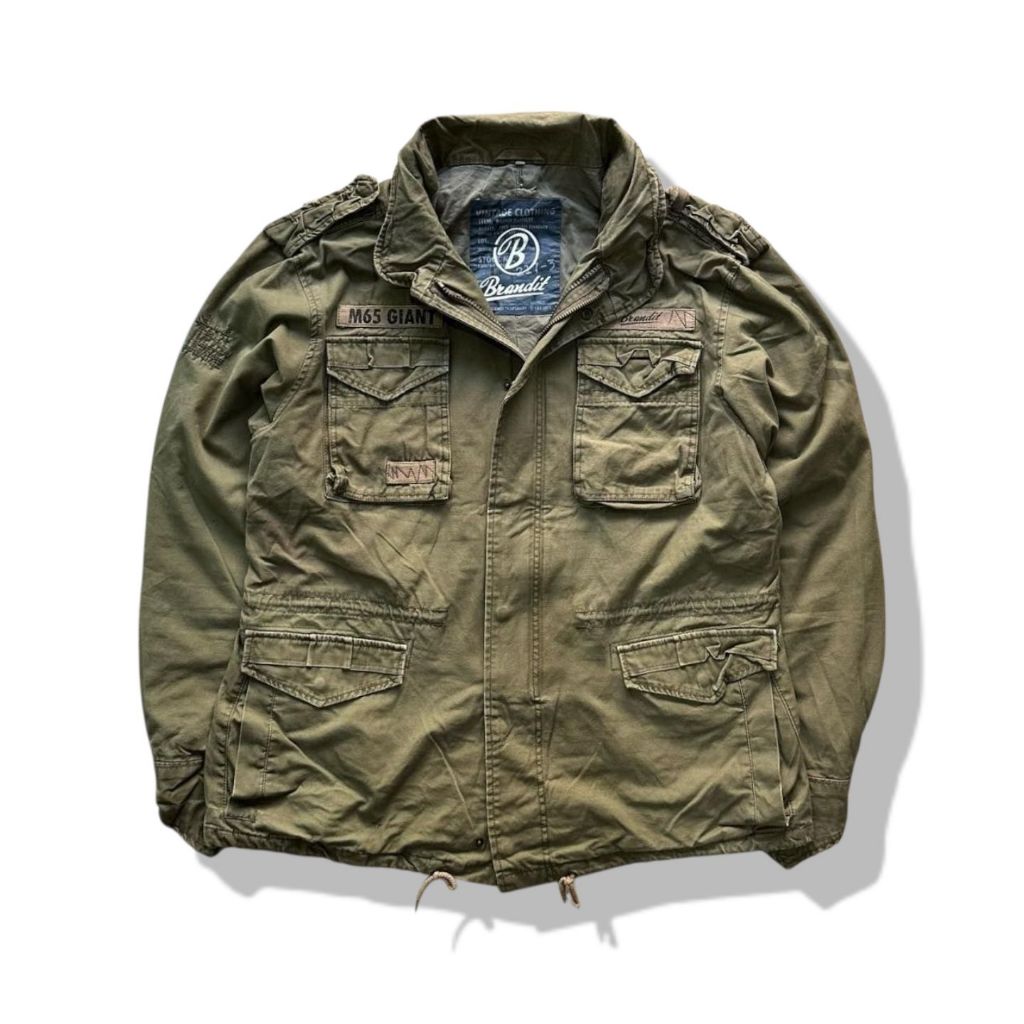 Brandit M-65 Military Field Hooded Jacket รอบอก 51”