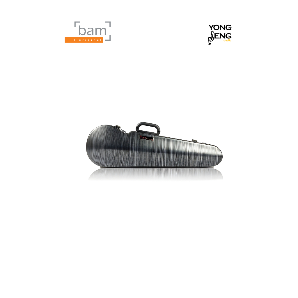 Bam 2002XLLB Hightech Contoured 4/4 Violin Case – Lazure Black