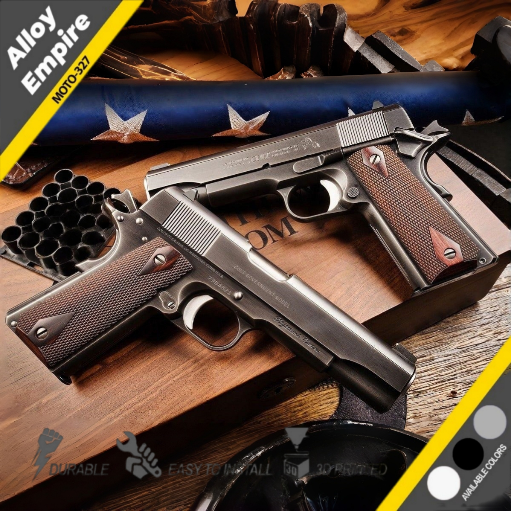 ชิ้นส่วน 1911 ที่มีความแม่นยำสูง การผลิตซ้ำที่แม่นยำ 98% ชั้นวางเก็บโมเดล 1911 แบบโลหะ รุ่นอัพเกรด พ