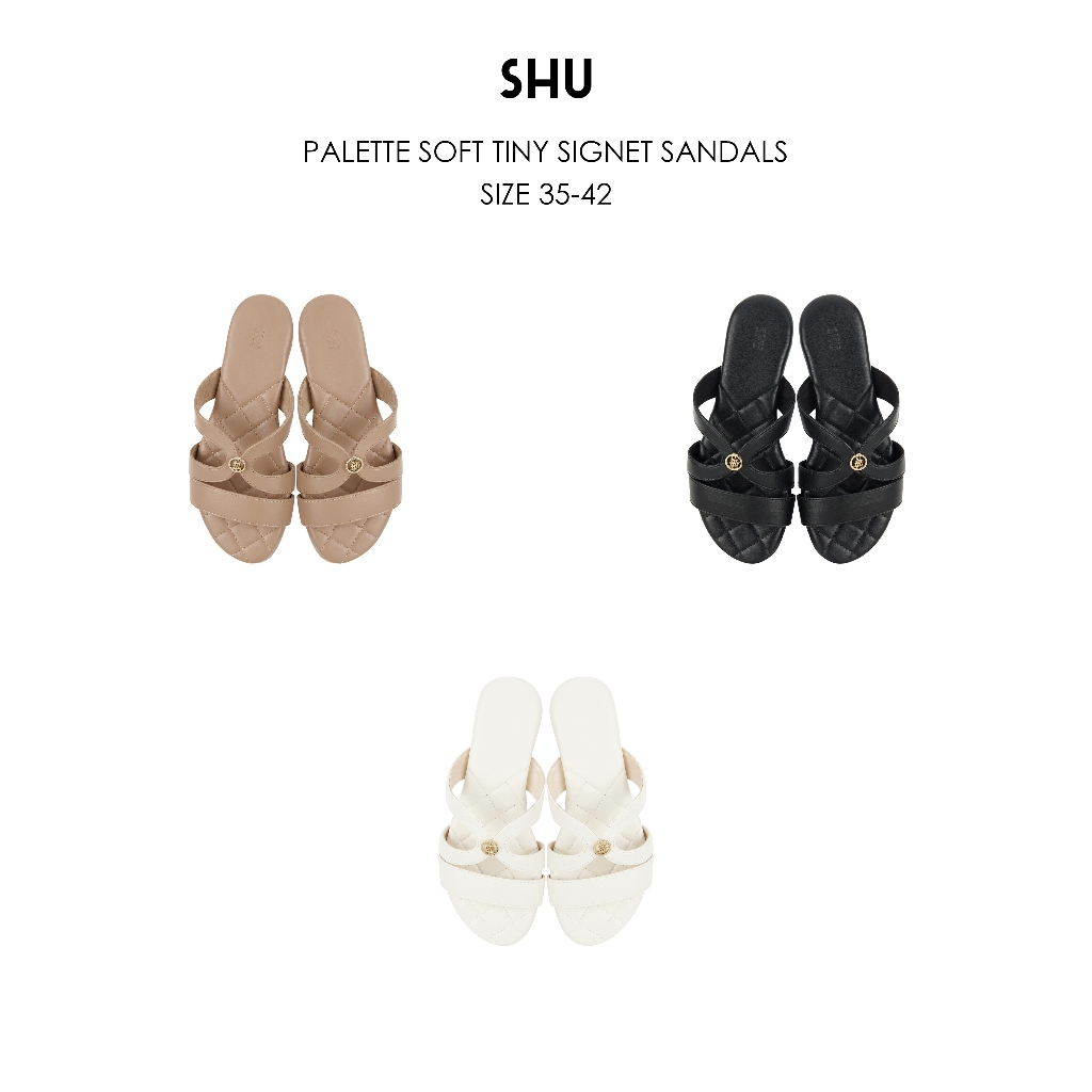 SHU PALETTE SOFT TINY SIGNET SANDALS รองเท้าแตะ