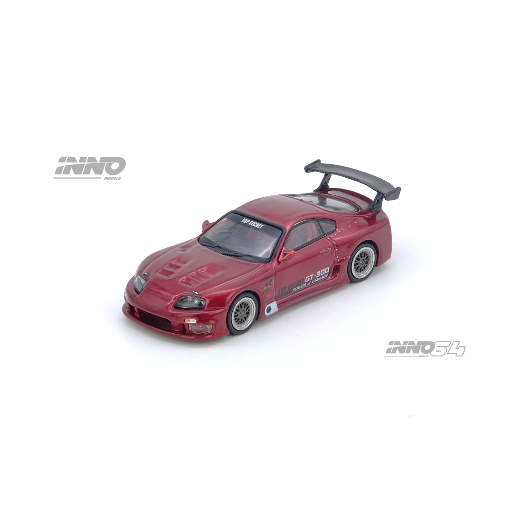 TOYOTA SUPRA (A80) TOP SECRET Red 1:64 (INNO64)