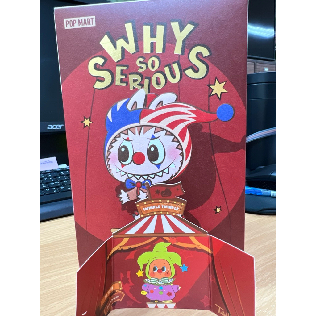พร้อมส่ง pop mart ตัวSecret WHY SO SERIOUS Series เช็คการ์ดค่ะ