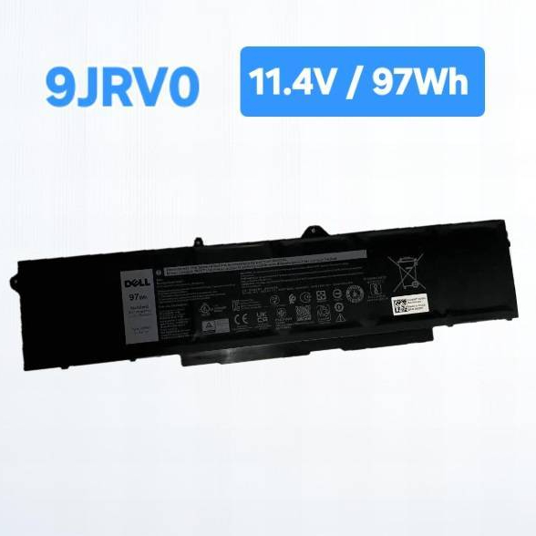 แบตเตอรี่โน้ตบุ๊ค 9JRV0 11.4V/97Wh คุณภาพสูง แบตเตอรี่ สำหรับ Dell Precision 3561 3571 3581  เกรด Or