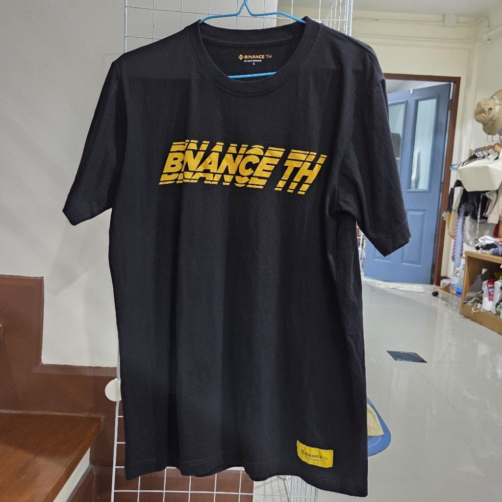 เสื้อยืด Binance TH ของแท้ 100% ไซส์ L