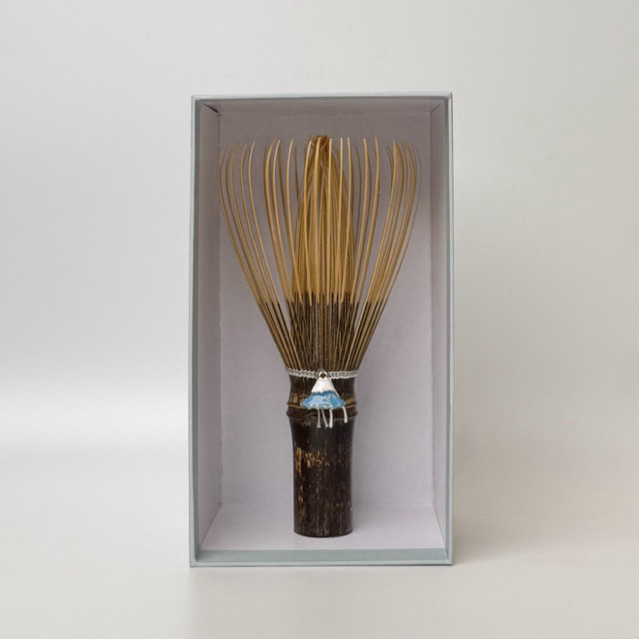 Suikaen Takayama Chasen Matcha Whisk Black Bamboo Fuji