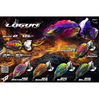 เหยื่อปลอม LOGUN 2025 โลกันต์ TSF 5 สี น้ำหนัก 8.5 กรัม by.น้าตุ้ม TSF+ ปลากัดติดง่าย(กบยางปลาช่อน)