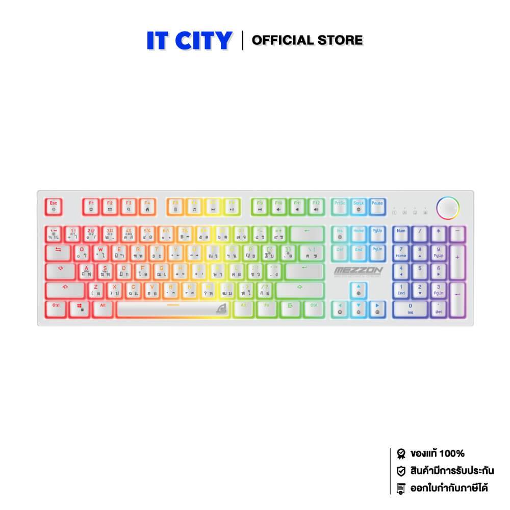 SIGNO KEYBOARDKB MEZZON -KB-752W B / OPTICAL BLUE SW (GMK-001092)