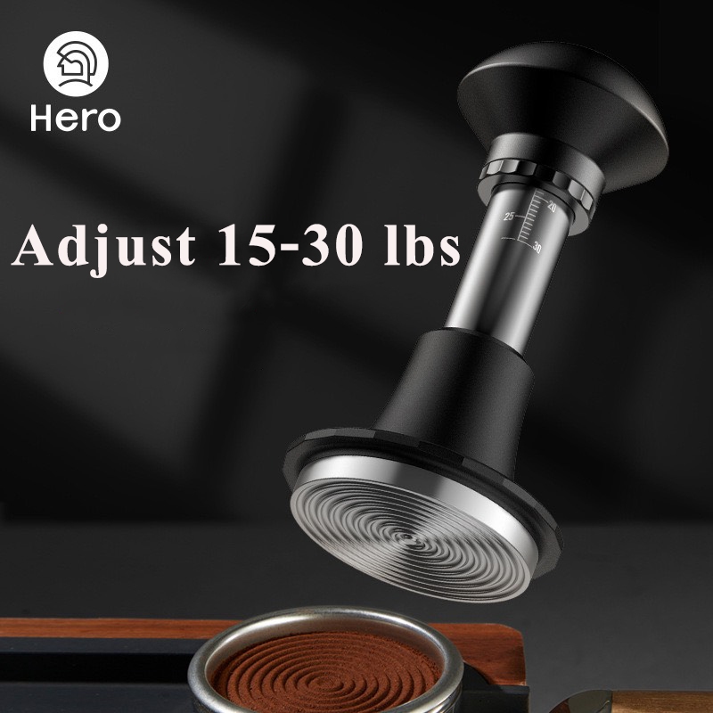 zeroHero Sword Press Adjust Tamper 58.5mm  แทมเปอร์แบบปรับน้ำหนักแรงกด 15-30 lbs (ปรับแรงกดได้)
