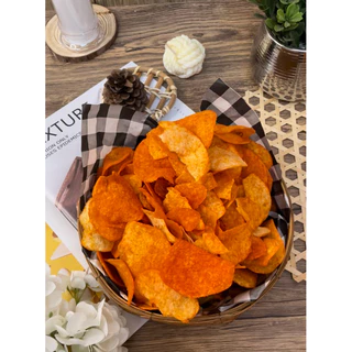 กินเพลิน✨เซ็ตปาร์ตี้ 3 ชิ้น กล้วยปาปริก้า 300 g มันแผ่นปาปริก้า 400 g กล้วยเส้นปาปริก้า 400 g