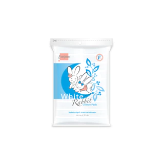 เอเวอร์กรีน สำลีแผ่นกระต่าย 50 ก. / Cotton Pad White Rabbit 50 g.