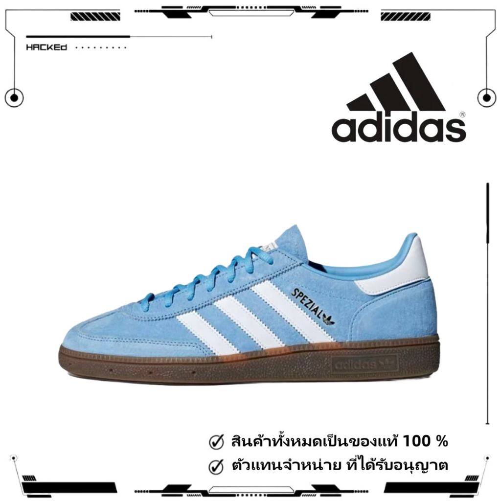 🎁（ของแท้ 100 % ）adidas originals Samba OG spezial BD7632 สีน้ำเงิน รองเท้าผ้าใบ