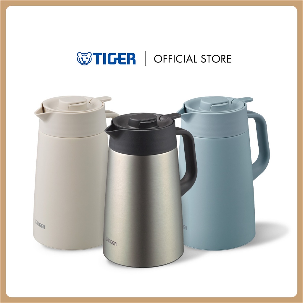 TIGER เหยือกน้ำสแตนเลสสุญญากาศพร้อมหูจับ 1.2 ลิตร (รุ่น PWR-A120)