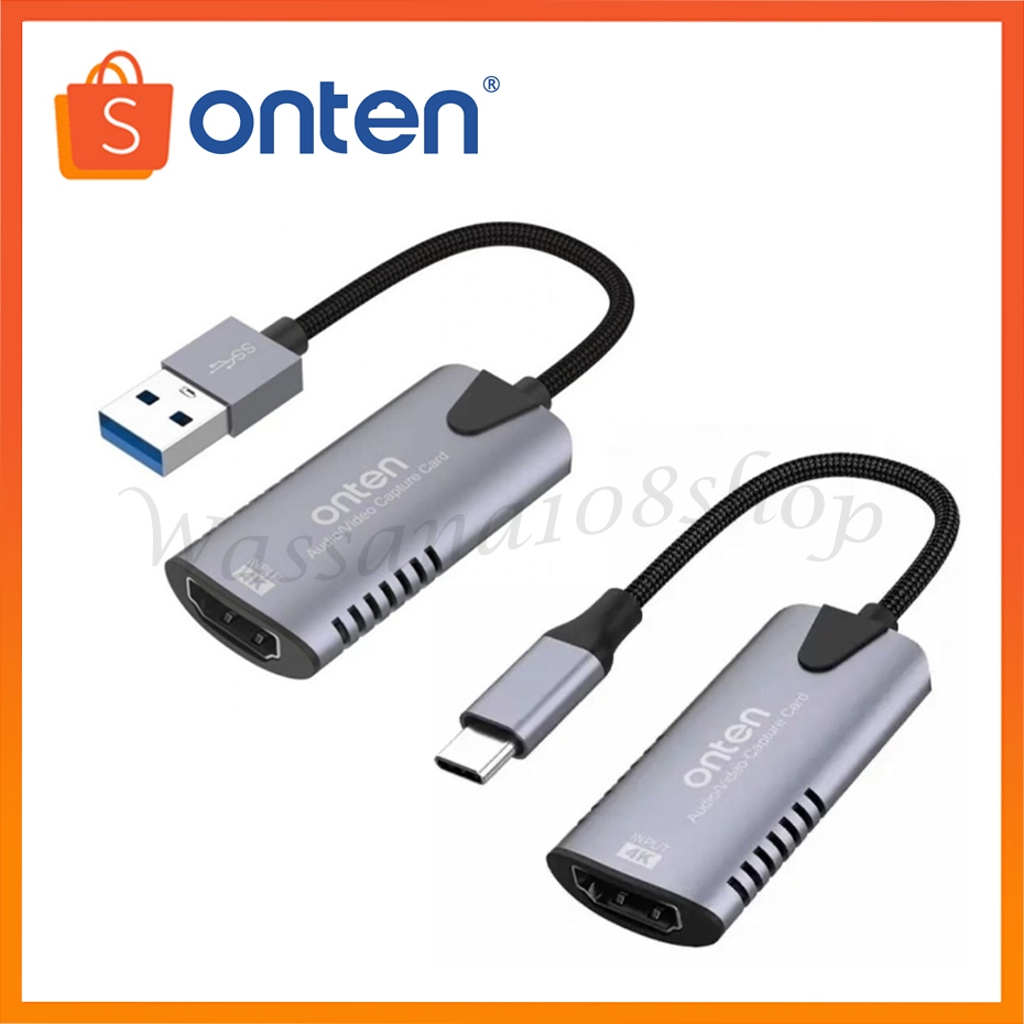 Onten OTN-US323 Type-C/ USB To Hdmi Video Capture Card