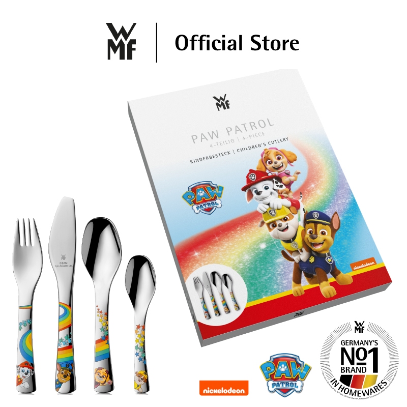WMF ชุดช้อนส้อมเด็กสแตนเลส 4 ชิ้น รุ่นพาวพาโทรล Kids Cutlery Set PAW Patrol, 4-piece