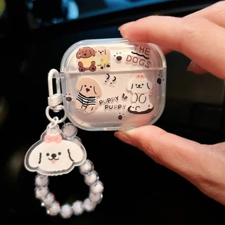 【 หมาTHEDOGS 】เคสหูฟัง i12 i11 i13 เคสใสการ์ตูนนูน เคสหูฟังบลูทูธ gen gen1 gen2 เคสหูฟังไร้สาย Pro Airpods 4 j201 j206
