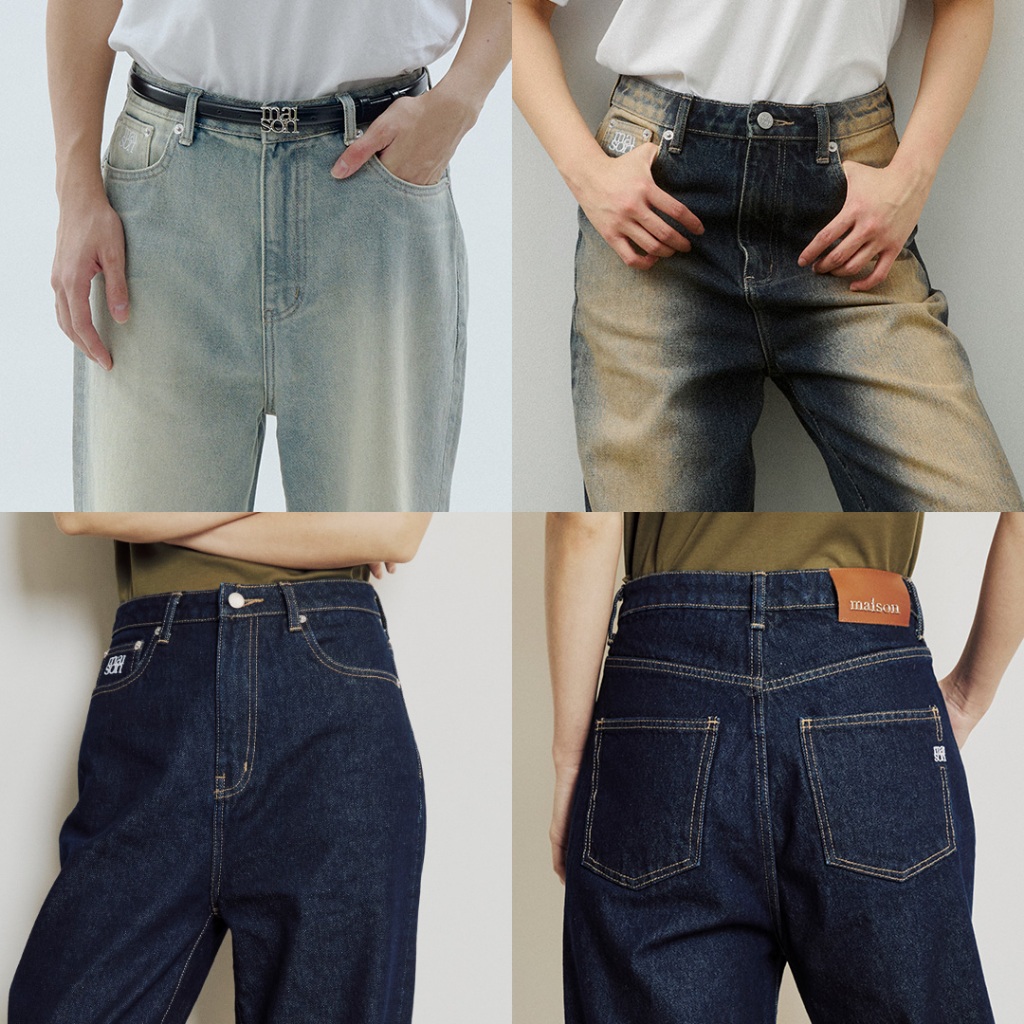 maison KEEPS | Astro Baggy Jeans | Unisex | กางเกงยีนส์ ทรงกระบอกใหญ่