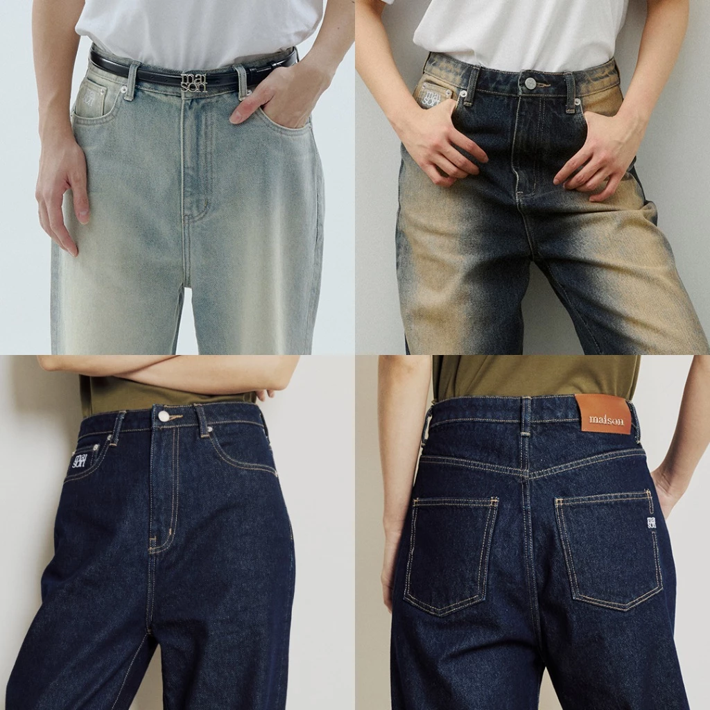 maison KEEPS | Astro Baggy Jeans | Unisex | กางเกงยีนส์ ทรงกระบอกใหญ่