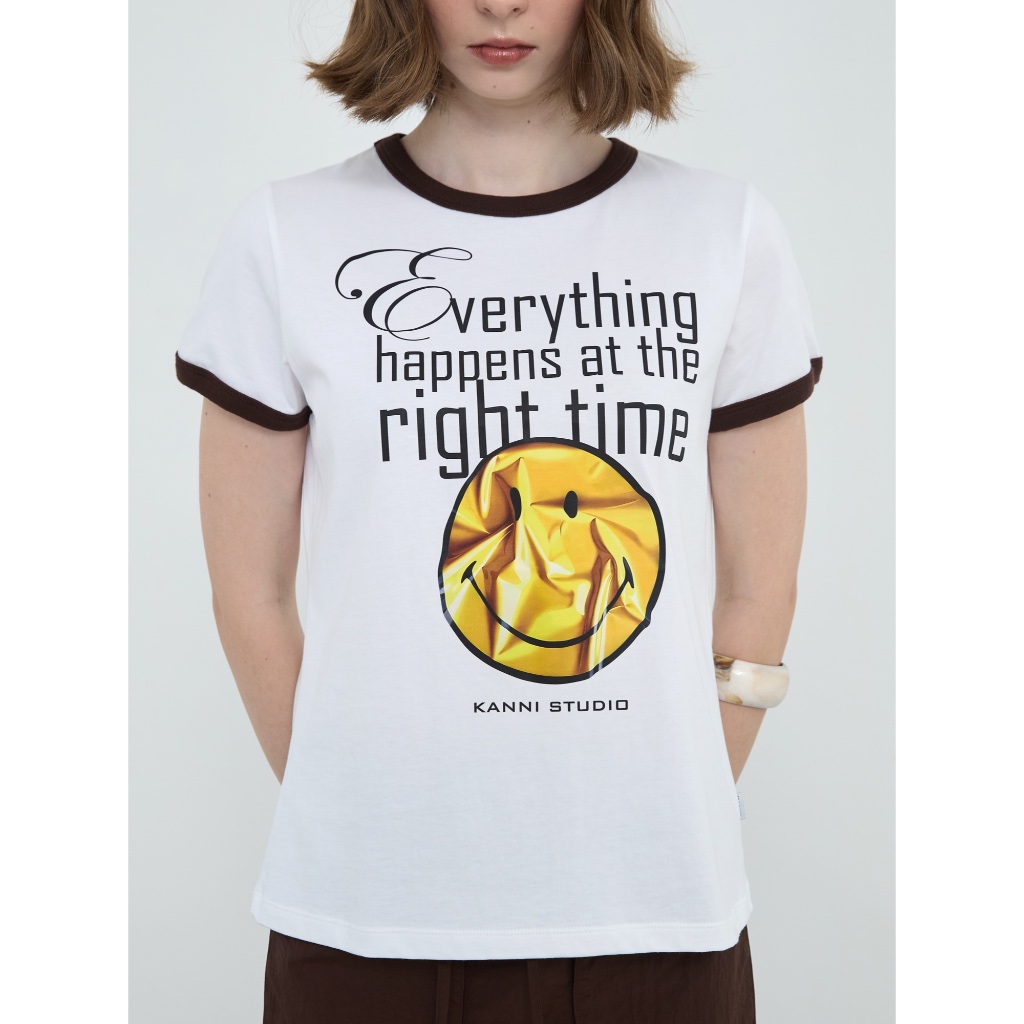 KANNI - KN SMILEY T-SHIRT